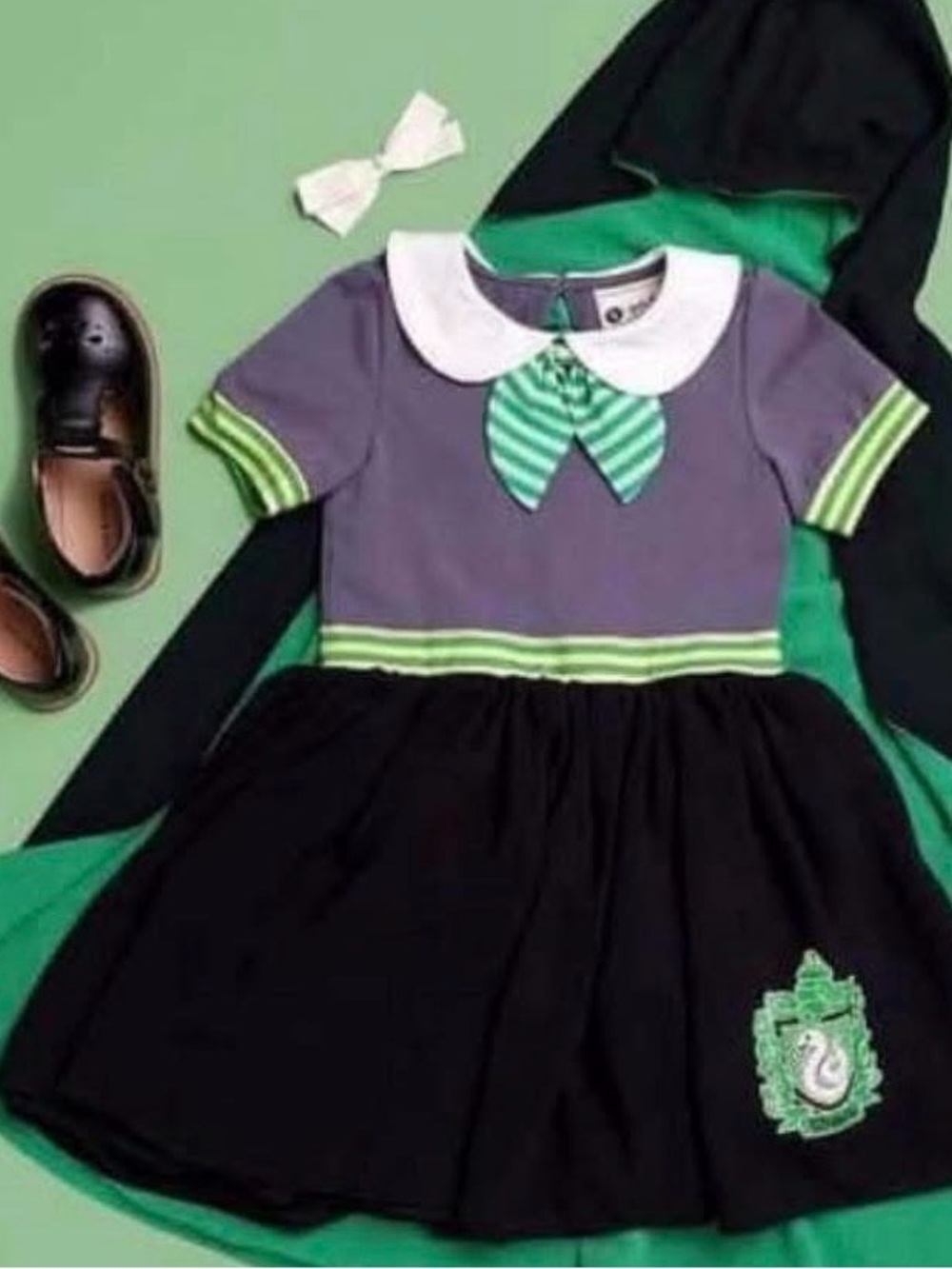 Taylor Joelle Harry Potter Slytherin House Cape Set Sz 6